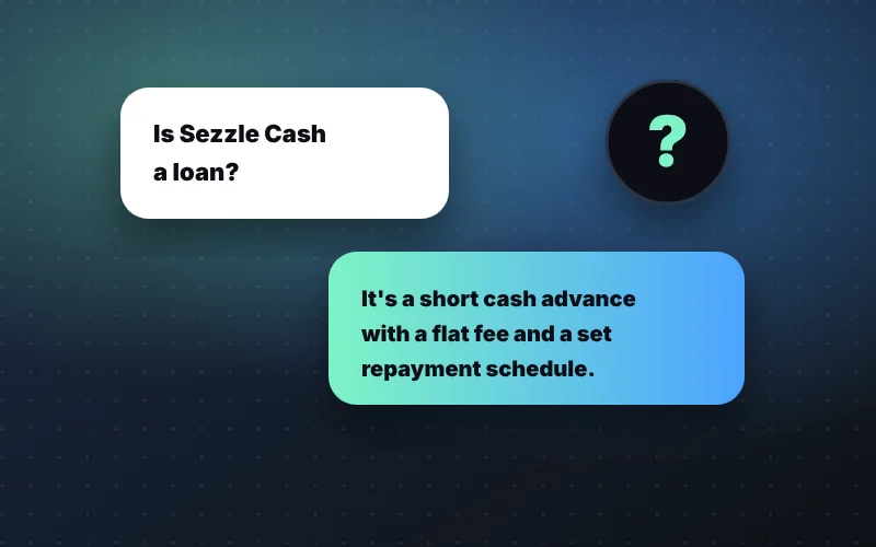 Sezzle Cash FAQ illustration