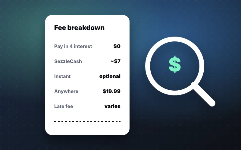 Sezzle Cash Fees Explained: Every Cost in One Place illustration
